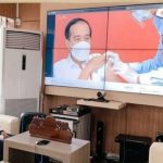 Wali Kota Rizal Effendi Saksikan Presiden Jokowi Orang Pertama di Indonesia Divaksin Covid-19