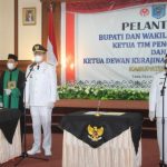 Fahmi-Masitah Resmi Jabat Bupati dan Wakil Bupati Paser, Dilantik Secara Virtual oleh Gubernur Isran Noor