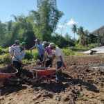 Warga Desa Senaken dan Jone  Gotong-royong, Percepat Pembangunan Depo Sampah