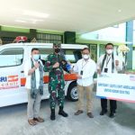 Kodim Tanah Grogot Terima Bantuan 1 Unit Ambulans dari BRI