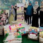 Asti Mazar Bagikan Paket Sembako ke Panti Jompo di Teluk Pandan dengan Tajuk Perempuan Golkar Kutim Berbagi