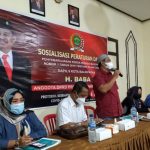 H Baba Sosialisasi Perubahan Perda Pajak Daerah di Telaga Sari