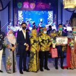 Agus Setiaji dan Irma Erpiana Jawara Putera Puteri Tari Kaltim 2021