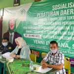 Sosialisasi Pajak Daerah di Desa Muara Pasir, Yeni Eviliana Didampingi Narasumber Achmad Syaukani dan Sri Ardianto