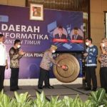 Wali Kota Rahmad Mas’ud Dampingi Gubernur Buka Rakorda Diskominfo Kaltim