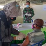 Pedagang Paser Penyembolum Senaken Dilakukan Vaksinasi