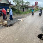 Wabup Masitah Tinjau Gorong-Gorong Amblas di Badan Jalan  Desa Sangkuriman