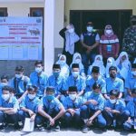 Puluhan Siswa SMP Raudlatul Ulum As-Syafi’iyah Lakukan Vaksinasi