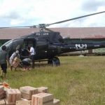 Percepat Penyaluran Bantuan bagi Korban Banjir, Pemkab Paser  Gunakan Helikopter
