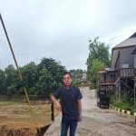 Ketua LPM Telaga Sari Minta Longsoran Bronjongan Waduk Telaga Sari Dicor Beton