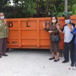 Resmikan TPS Kontainer di Karang Jati, Nelly Ingatkan Warga Patuhi Prokes Covid-19