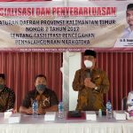 Bagus Susetyo Gelar Sosper Pencegahan Narkoba di GSU, BNN : Tiga Daerah di Kaltim Peredaran Narkoba Cukup Parah