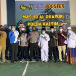 Polda Kaltim Gelar Vaksinasi Malam Hari di Masjid Al Ghafur Sepinggan