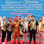 Wabup Masitah Hadiri Hari Pers Nasional 2023 di Deli Serdang  