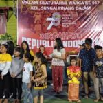 Rayakan HUT RI, RT 067 Sungai Pinang Dalam Lakukan Pengukuhan Ketua RT Terpilih