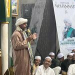 Maulid Nabi di Masjid Al Muhajirin Perumahan Borneo Mukti 2 Dipadati Ribuan Jamaah