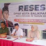 Reses Siswanto Budi Utomo di Kelurahan Damai,  Warga Keluhkan Debu Jalan Proyek DAS Ampal