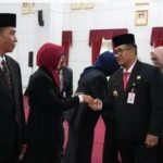 Pj Gubernur Kaltim Lantik 14 Pejabat Pengawas dan Pejabat Administrator