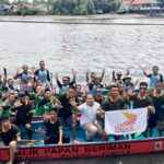 Serunya Lomba Perahu Naga, Digelar Tidar di Teluk 1000  