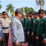 Gelar Pasukan BKO Satlinmas Pemilu 2024, Pj Gubernur : Laksanakan Tugas SOP