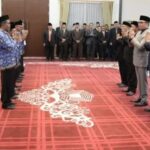 Lantik 150 Pejabat Struktural, Andi Harun Ajak Bekerja dengan Penuh Dedikasi