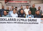 FGD Polresta Balikpapan, Awak Media, dan Influencer Dirangkai Deklarasi Pilkada Damai 2024
