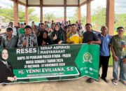 Yenni Eviliana Reses di 14 Desa Paser, Warga Sampaikan Dana Beasiswa Kaltim Tuntas yang Hilang