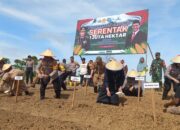 Polresta Balikpapan dan Forkopimda Gelar Penanaman Jagung Serentak untuk Ketahanan Pangan Nasional 2025