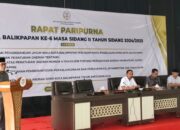 DPRD Balikpapan Gelar Paripurna Bahas Perubahan Perda, Pencegahan Narkotika, dan Pokir Tahun 2026