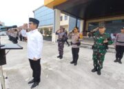 Walikota Balikpapan Pimpin Apel Kesiapsiagaan Pengamanan Malam Takbiran Jelang Idul Fitri 1446 H