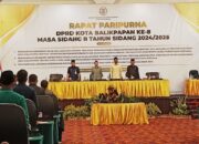 DPRD Balikpapan Gelar Rapat Paripurna ke-8, Sahkan Dua Raperda dan Bahas LKPJ Wali Kota