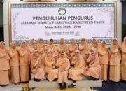 Pengurus DWP Kabupaten Paser 2024–2029 Resmi Dikukuhkan, Farida Hamid Kembali Pimpin Dua Periode