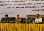 DPRD Balikpapan Gelar Rapat Paripurna Bahas RPJMD 2025–2029, Fraksi-Fraksi Sampaikan Pandangan Umum