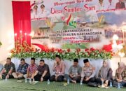 Desa Sumber Sari Rayakan HUT ke-14, Bupati Kukar Janjikan Perbaikan Jalan sebagai Hadiah
