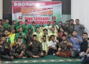 Pemuda Ansor, Pemuda Katolik, dan Pelita Kaltim Deklarasikan  Jaga Keamanan Nataru