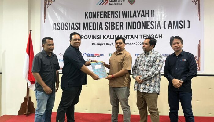 Sunrise Sinulingga Terpilih Aklamasi Pimpin AMSI Kalteng Periode 2025–2029