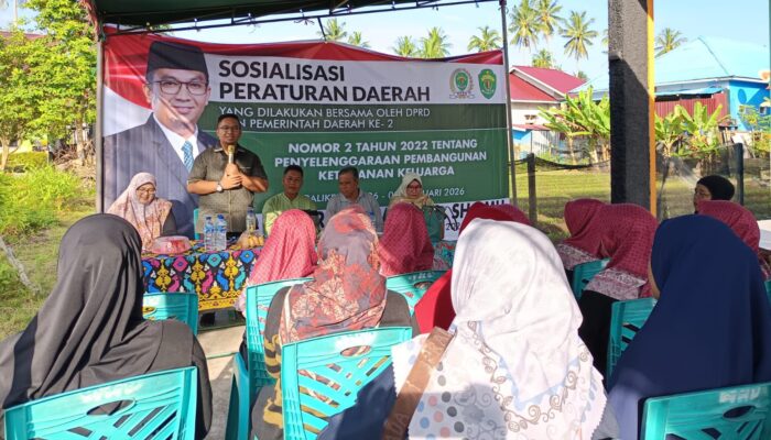 Nurhadi Saputra Sosialisasikan Perda Ketahanan Keluarga di Lamaru