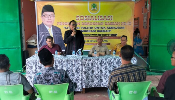 Literasi Politik Kunci Demokrasi Daerah, Yusuf Mustafa Gelar PDD di Sepinggan