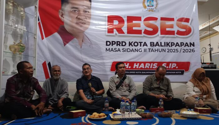 H. Haris Tegaskan Aspirasi Warga Jadi Prioritas Pembangunan di Balikpapan