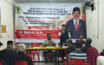 H Baba Gelar Sosialisasi Perda Pendidikan Pancasila dan Wawasan Kebangsaan di Balikpapan Kota