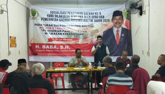 H Baba Gelar Sosialisasi Perda Pendidikan Pancasila dan Wawasan Kebangsaan di Balikpapan Kota