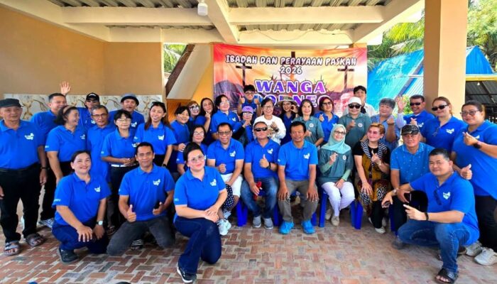 Warga Wanga Borneo Rayakan Paskah 2026 di Pantai Nelayan Balikpapan, Ibadah hingga Games Meriahkan Acara